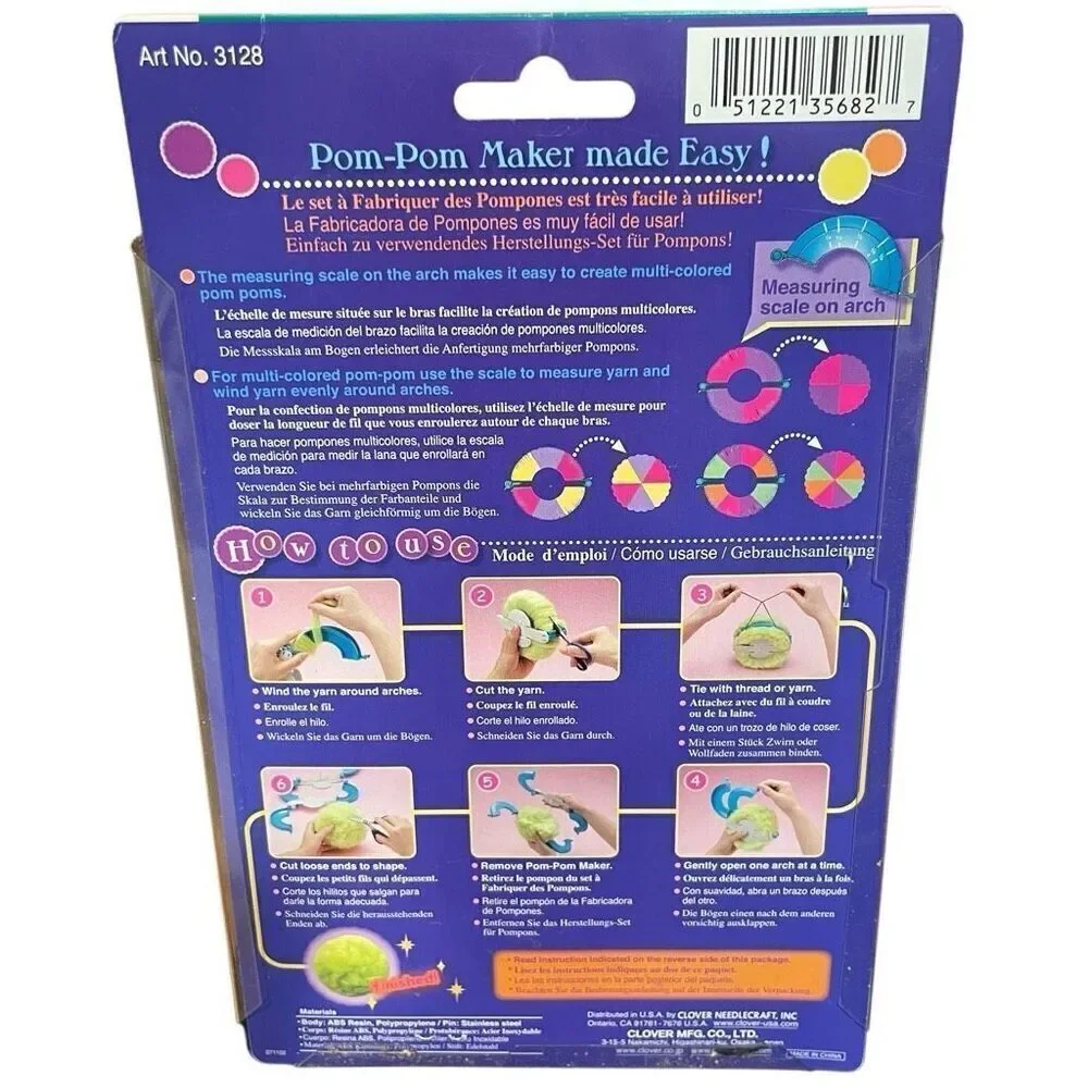 Clover Pom-Pom Maker Extra Large-4.5